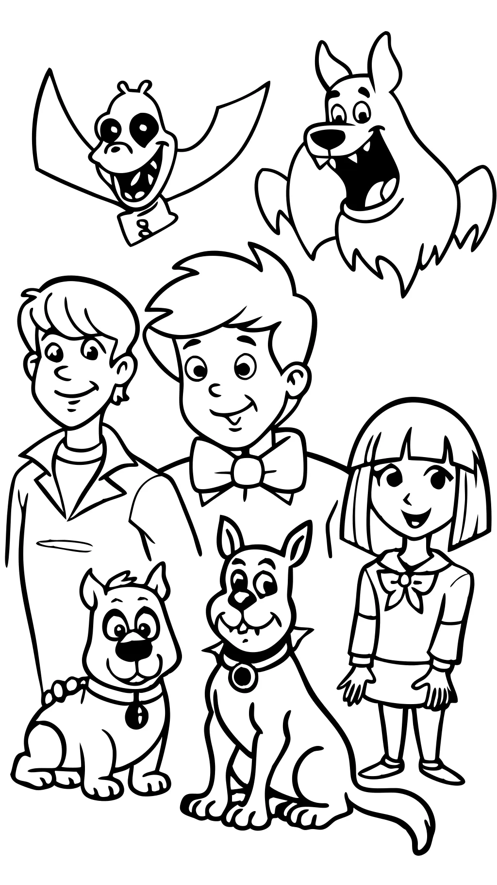 free coloring pages scooby doo